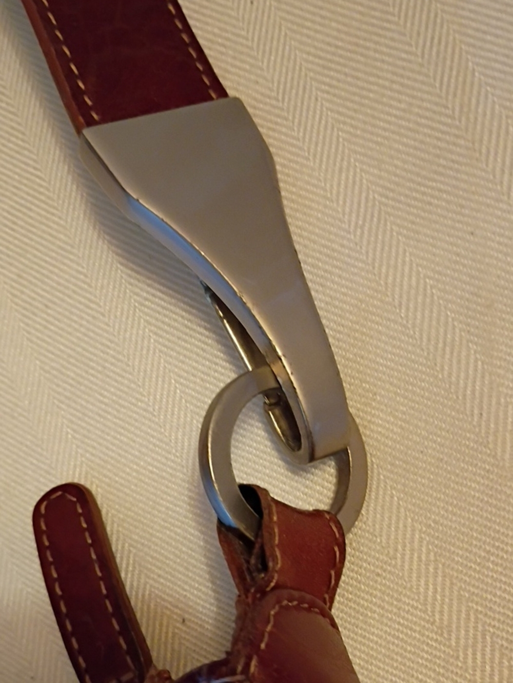 Vtg Kenneth Cole Leather Hobo Bag - Picture 5 of 8